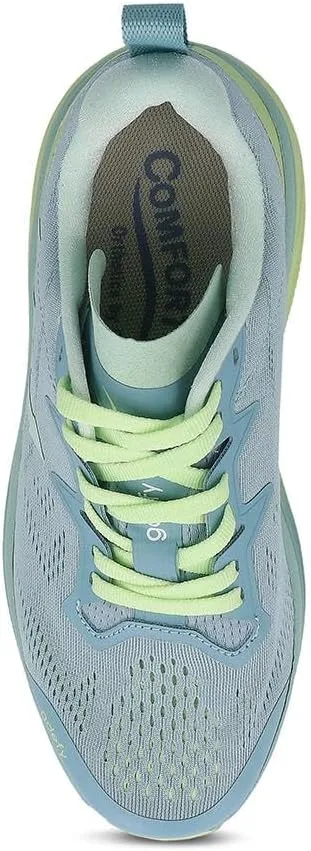 G-DEFY Lauff Womens Supportive Running Shoe | VersoShock Technology for Pain Associated with Prolonged Standing or Walking | Arch Support | Diabetic Shoes | Wide Shoes | Free Custom Orthotic