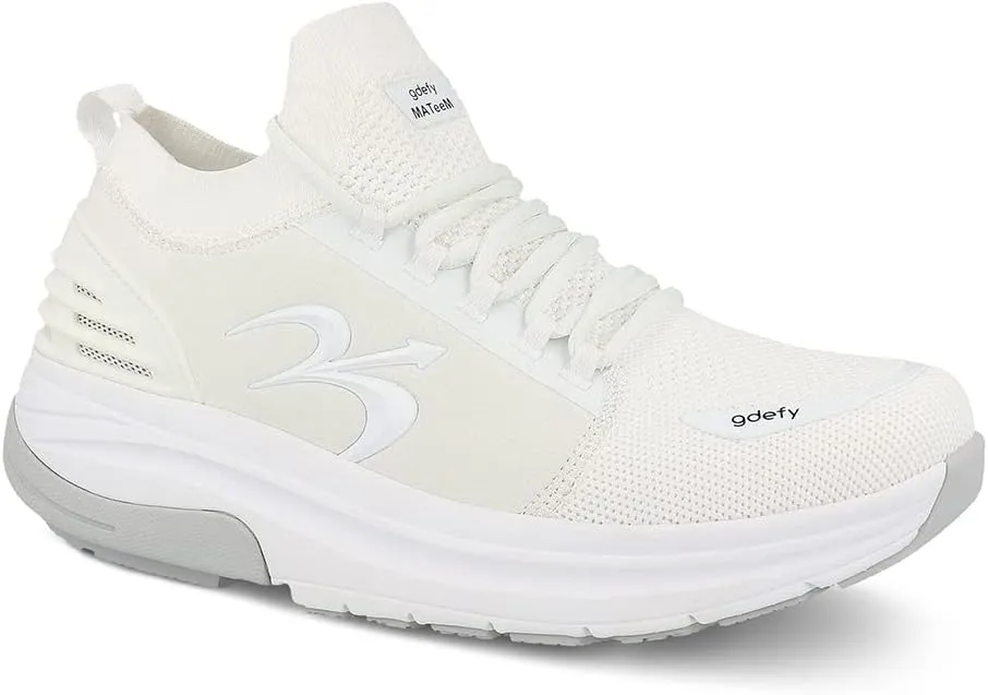 G-DEFY MATeeM Womens Cross Trainer Shoe | Heel Support | VersoShock Technology for Pain Associated with Prolonged Standing or Walking | Arch Support | Diabetic Shoes | Wide Shoes | Free Orthotic