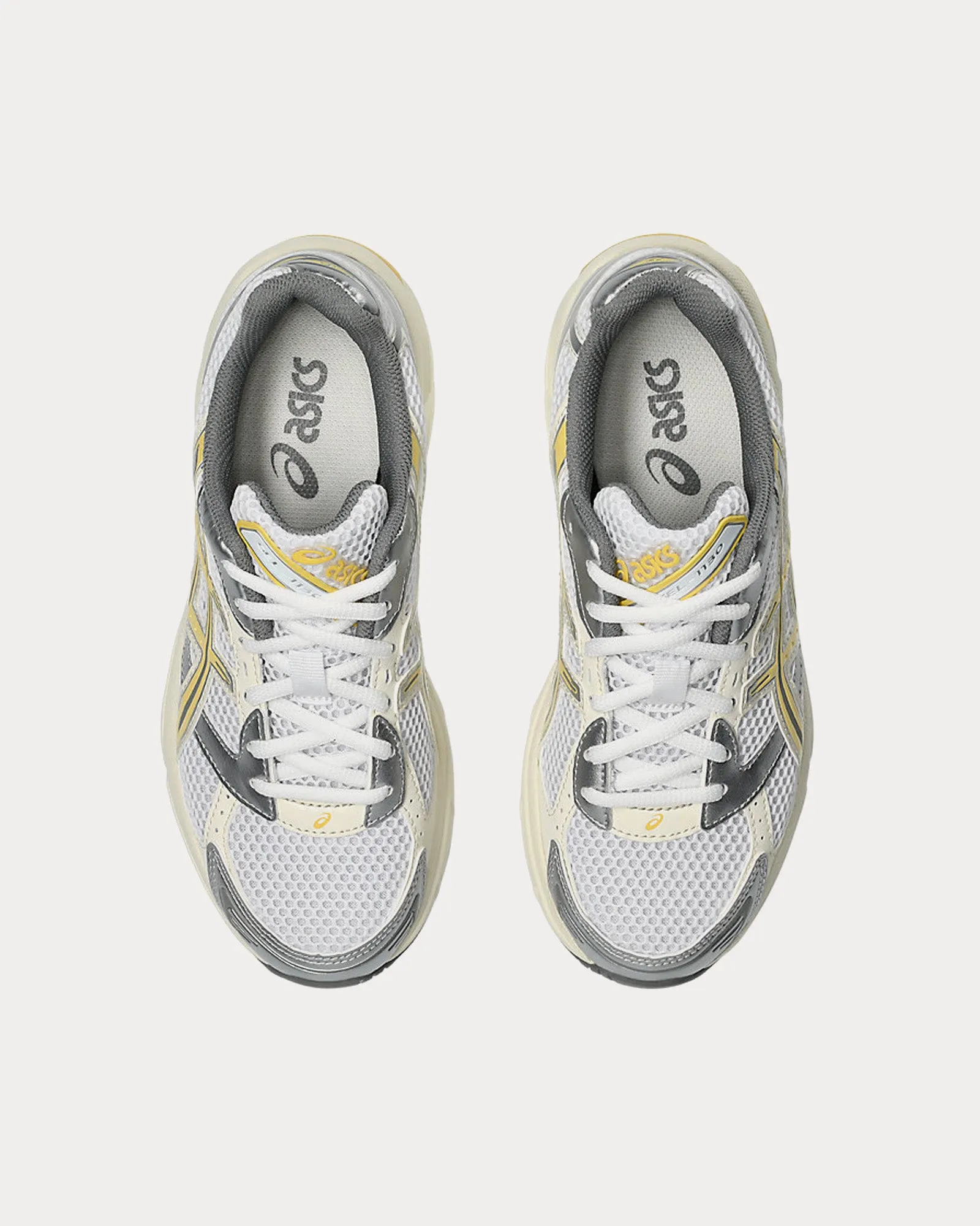 Gel-1130 White / Faded Yellow Low Top Sneakers