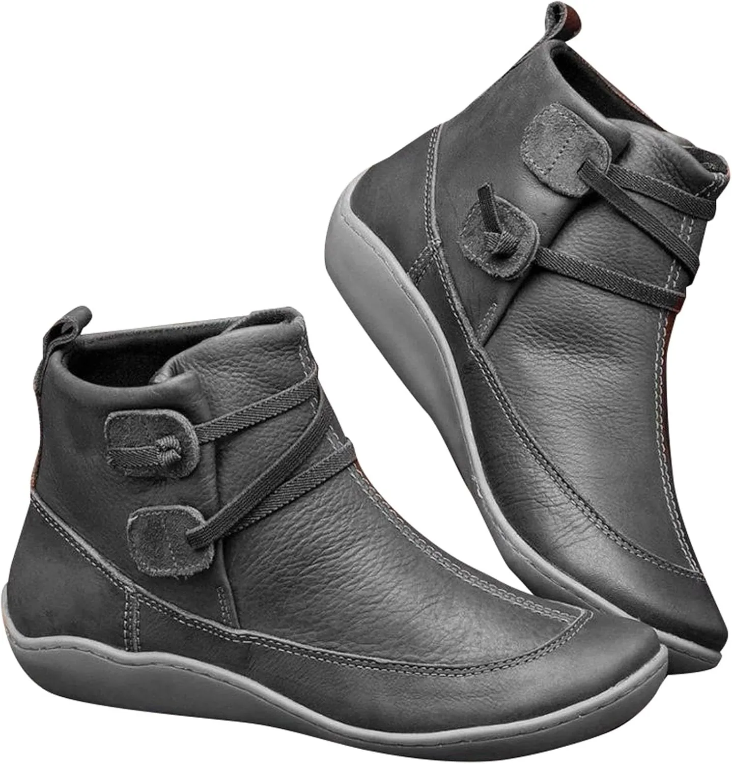 Hiking Boots Women Ankle Womens Wide Width Booties Black Womens Cowboy Boots Walking Shoes Women Lightweight Breathable Side Zipper Pointd Toe Suede