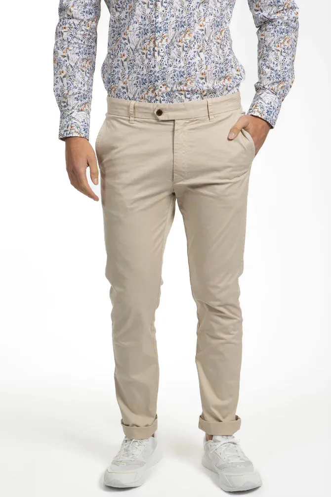 JAMES HARPER JHRT24 CHINO PANT - Pebble