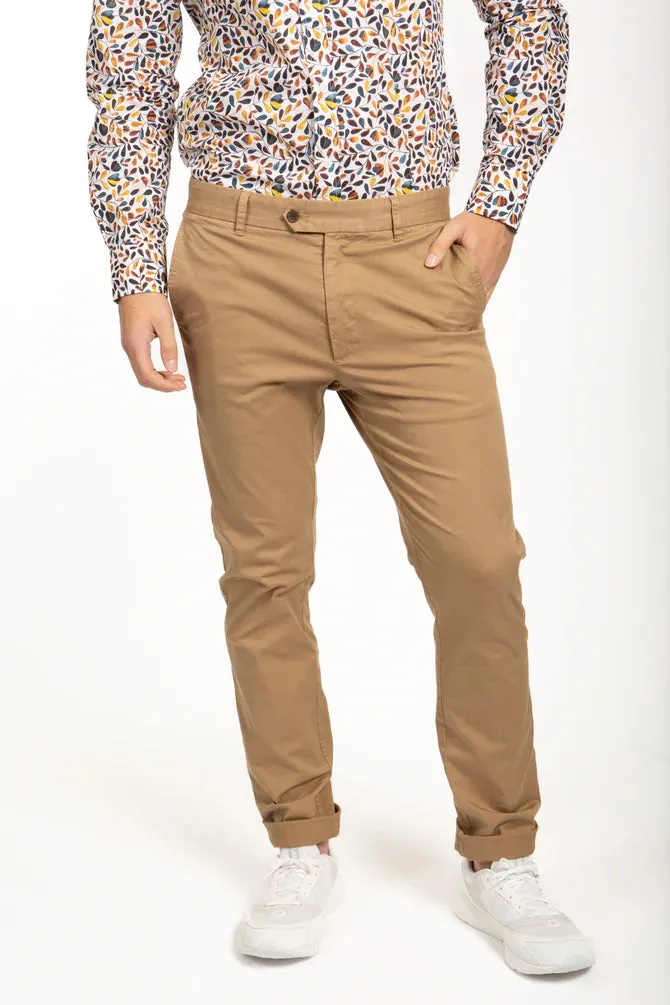 James Harper JHRT24 Chino Pant - Tobacco