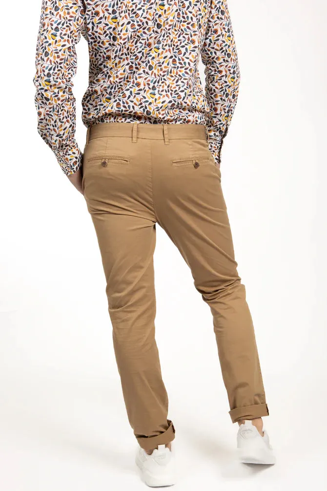 James Harper JHRT24 Chino Pant - Tobacco