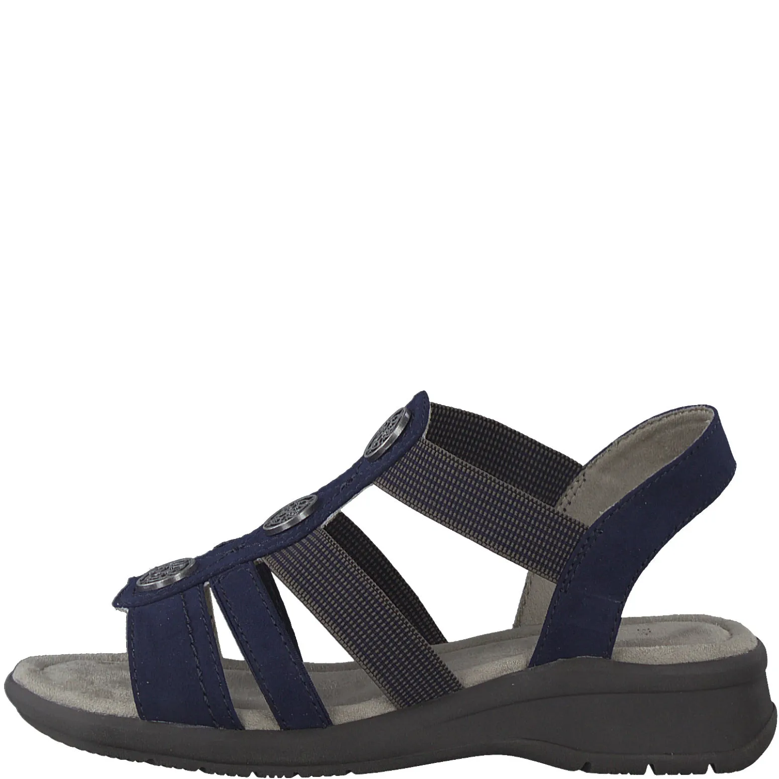 Jana 28165 Navy Slip on Sandal