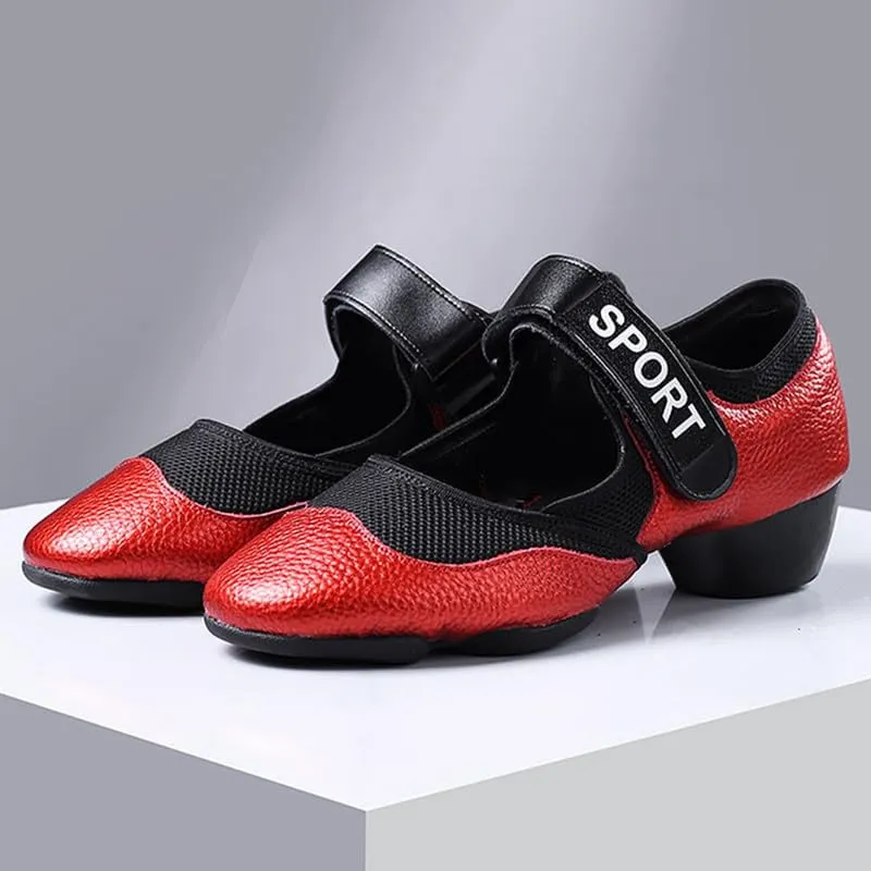 JUODVMP Women's Dance Sneakers Lady Athletic Jazz Modern Dance Shoes with Air Cushion,Model KCBD19-3