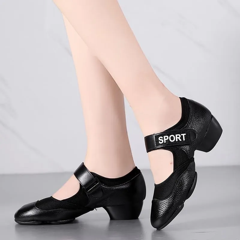 JUODVMP Women's Dance Sneakers Lady Athletic Jazz Modern Dance Shoes with Air Cushion,Model KCBD19-3