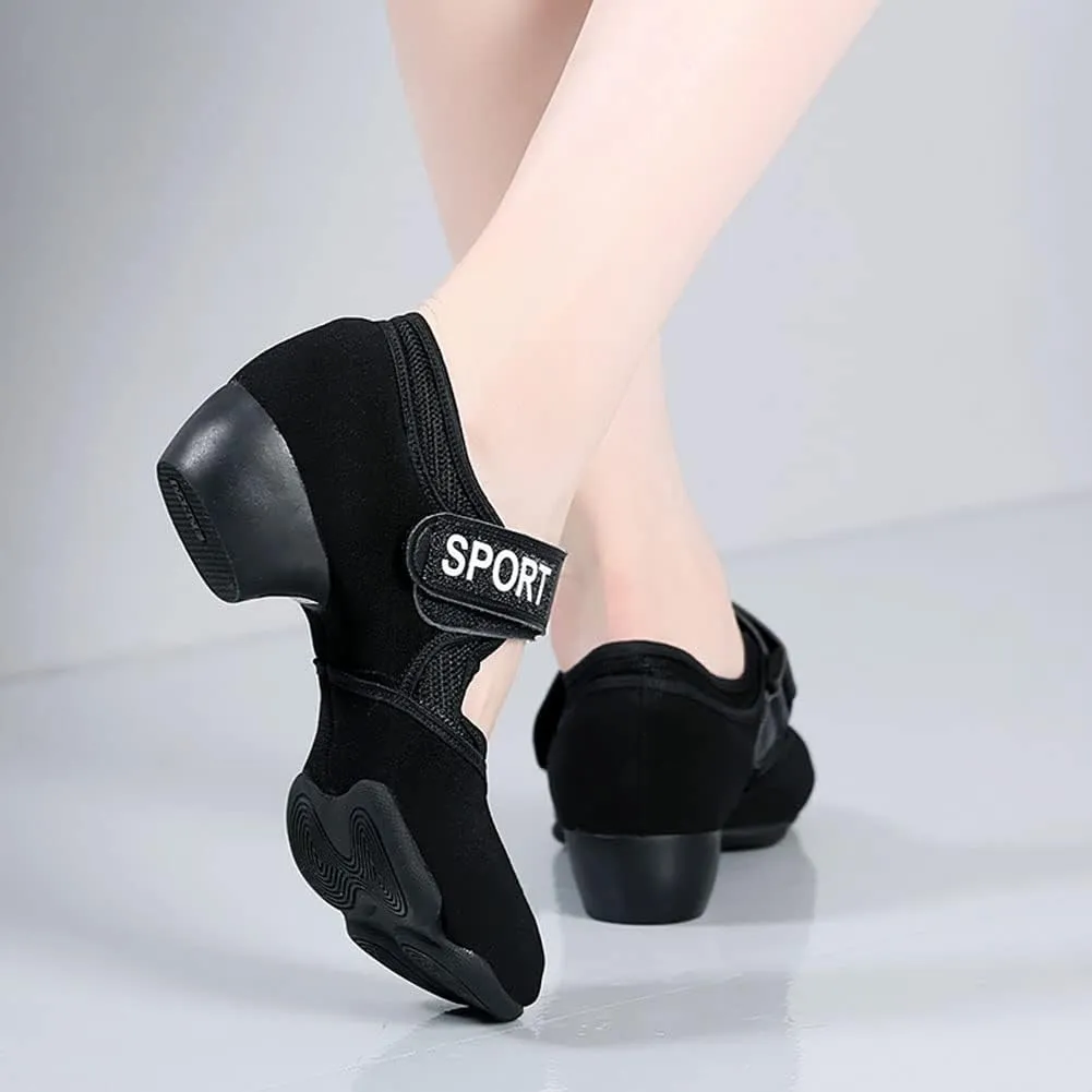 JUODVMP Women's Dance Sneakers Lady Athletic Jazz Modern Dance Shoes with Air Cushion,Model KCBD19-3