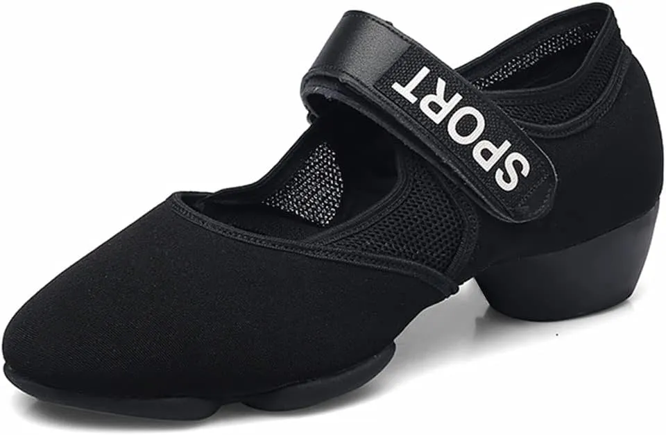 JUODVMP Women's Dance Sneakers Lady Athletic Jazz Modern Dance Shoes with Air Cushion,Model KCBD19-3