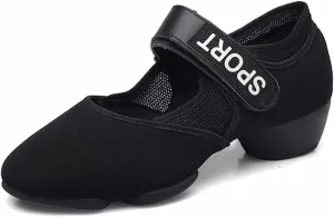 JUODVMP Women's Dance Sneakers Lady Athletic Jazz Modern Dance Shoes with Air Cushion,Model KCBD19-3