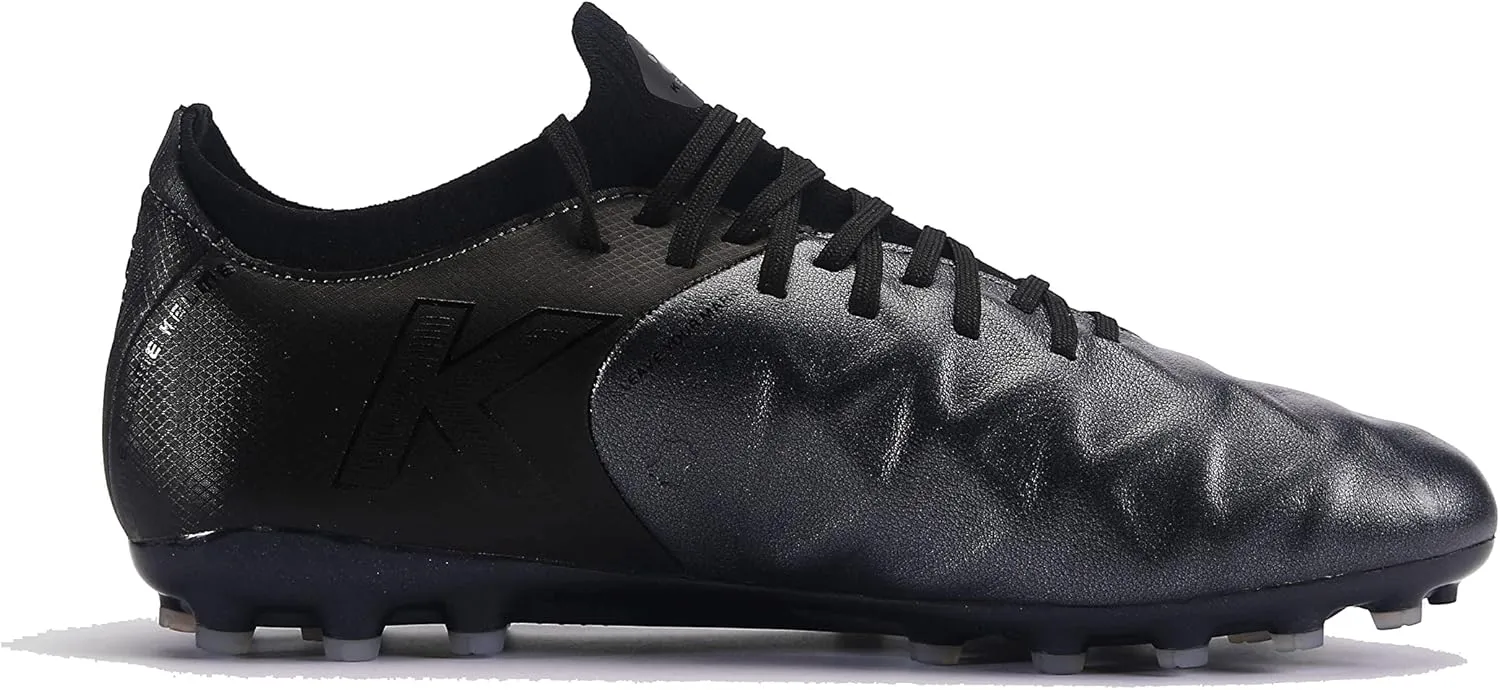 KELME Soccer Cleats Calfskin Leather Men's and Women's - Soccer Shoes Outdoor/Indoor Unisex Adult Sizes - Artificial Grass AG