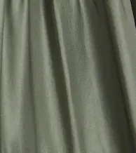 Khaki Shirred Waist Satin Maxi Dress