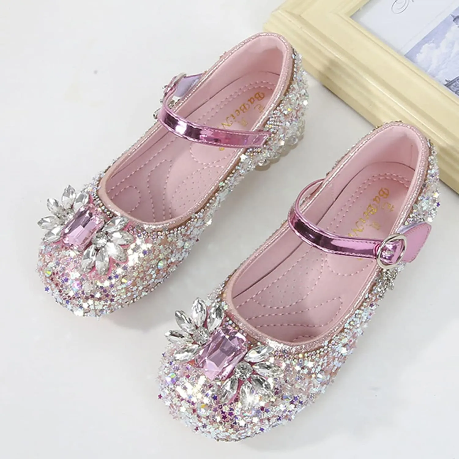 Kids Cloud Sandals Fashion Autumn Toddler And Girls Casual Shoes Dance Shoes Round Toe Buckle Dress Shoes Sandals Shoes