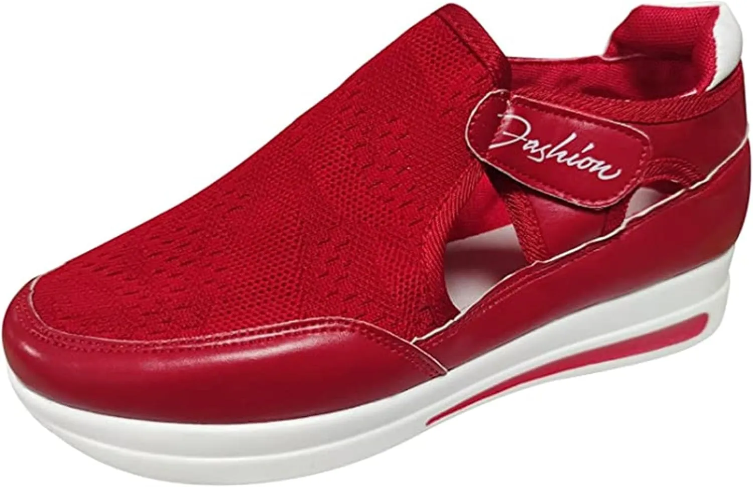 Lausiuoe Sneakers For Women Slip On Arch Support Sneakers Fashion Comfortable Non-Slip Gym Sports Running Walking Shoes