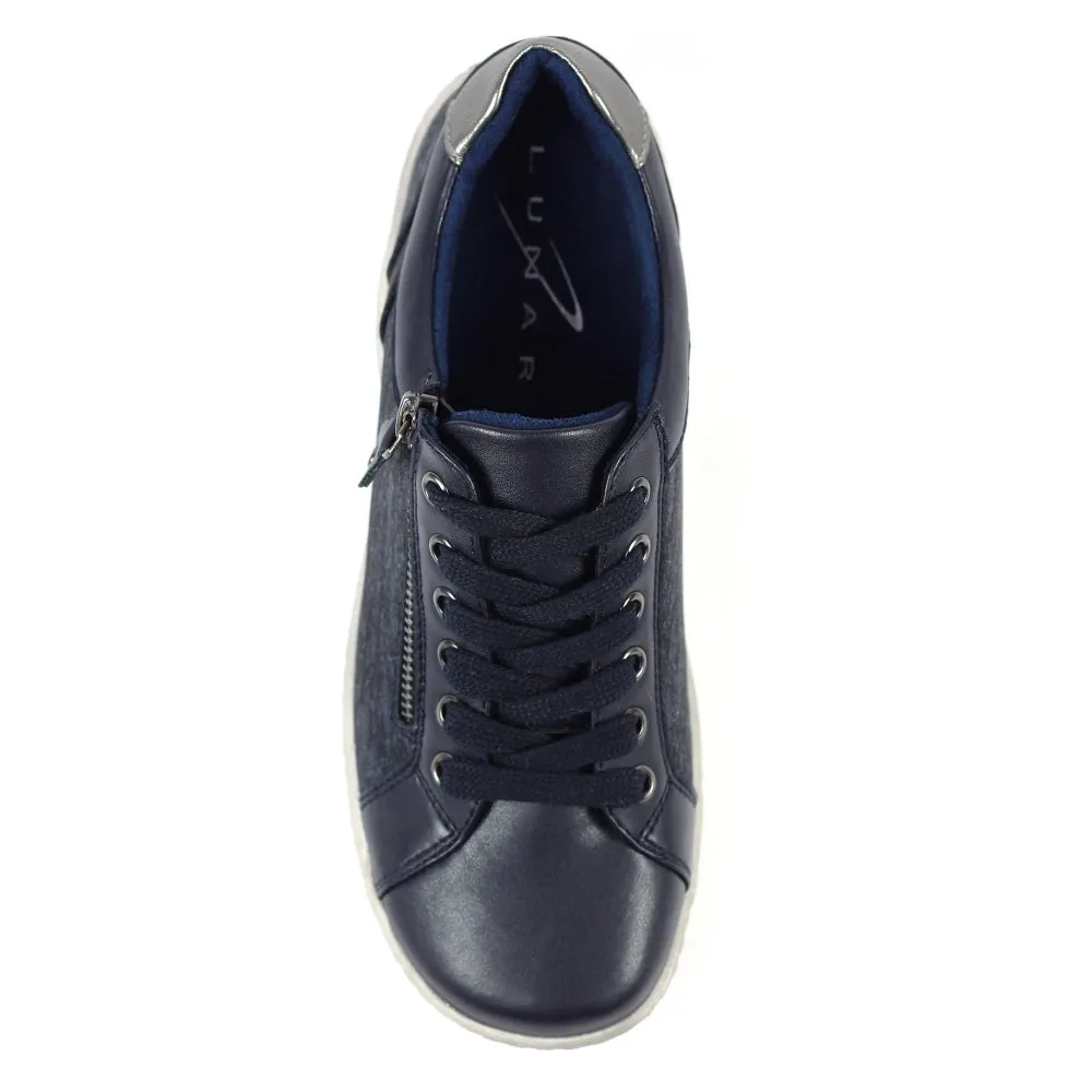 Lunar Womens Trainer Pampas Navy