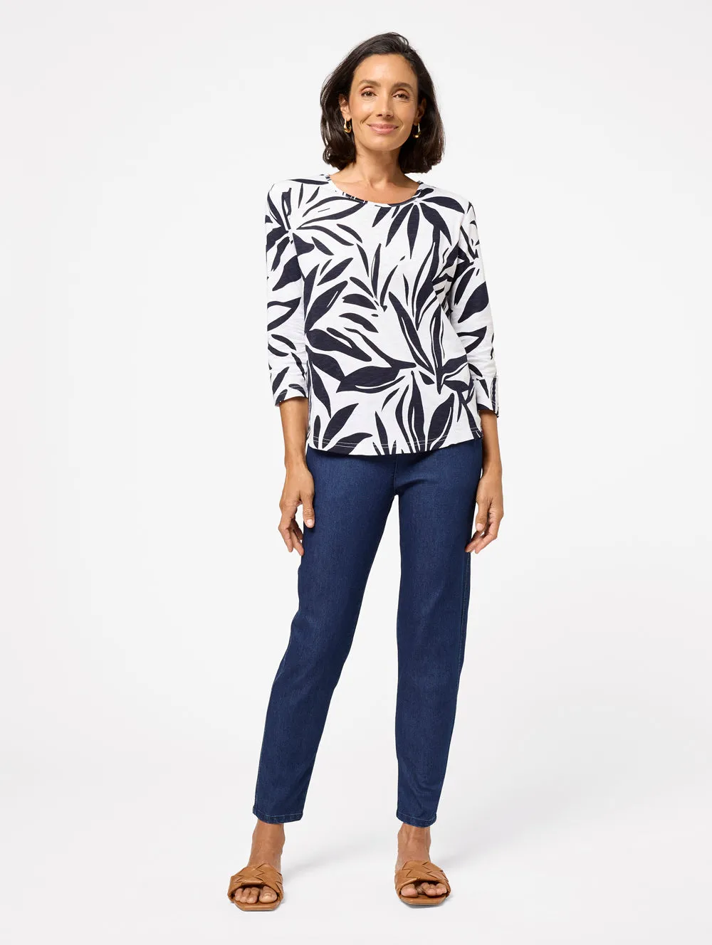Maddalena 3/4 Sleeve Top