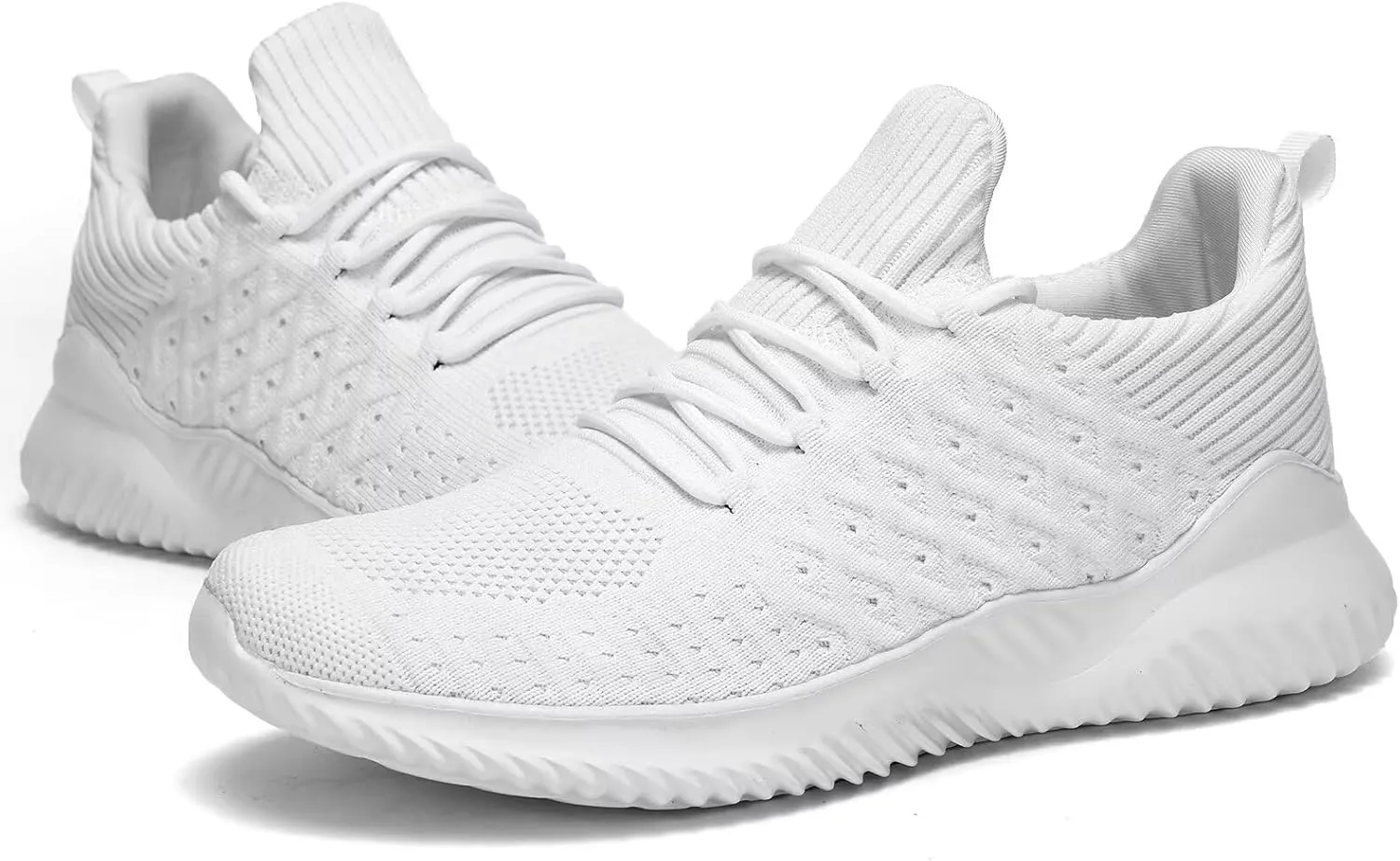 Mens Running Shoes Comfortable Walking Sneakers Mesh Lightweight Breathable Tennis Trainers Casual Soft Sole Work Gym