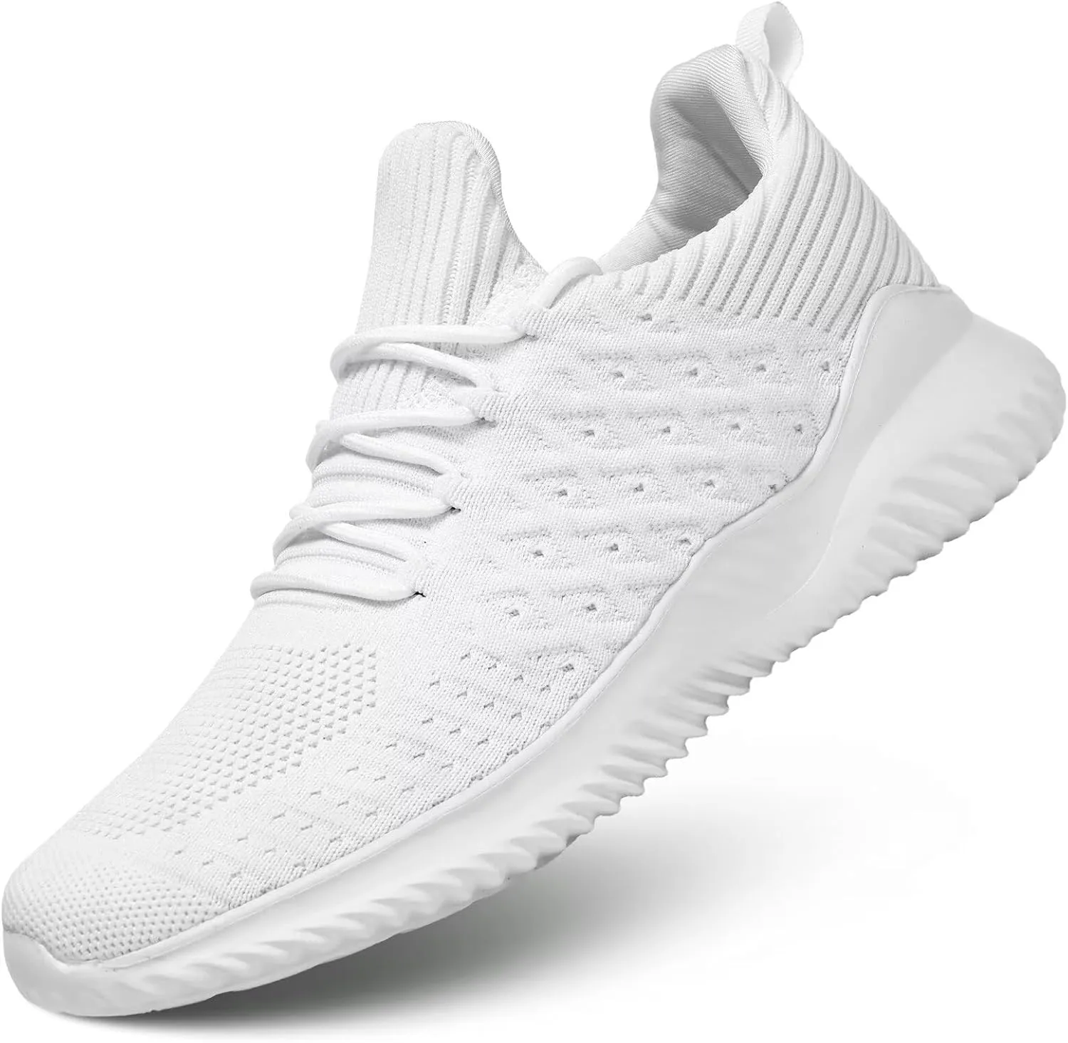 Mens Running Shoes Comfortable Walking Sneakers Mesh Lightweight Breathable Tennis Trainers Casual Soft Sole Work Gym