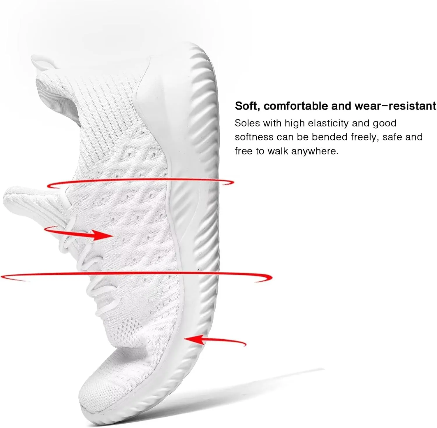 Mens Running Shoes Comfortable Walking Sneakers Mesh Lightweight Breathable Tennis Trainers Casual Soft Sole Work Gym