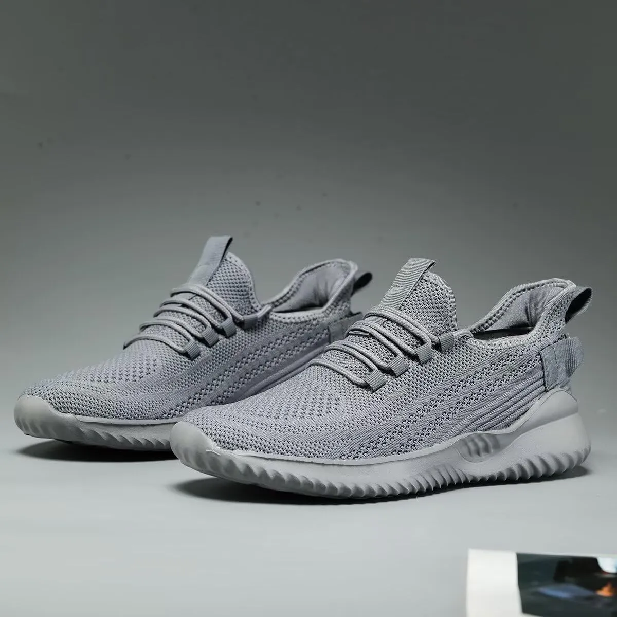 Mens Walking Shoes Running Tennis Sneakers Mesh Lightweight Breathable Trainers Casual Comfortable Soft Sole Work Gym