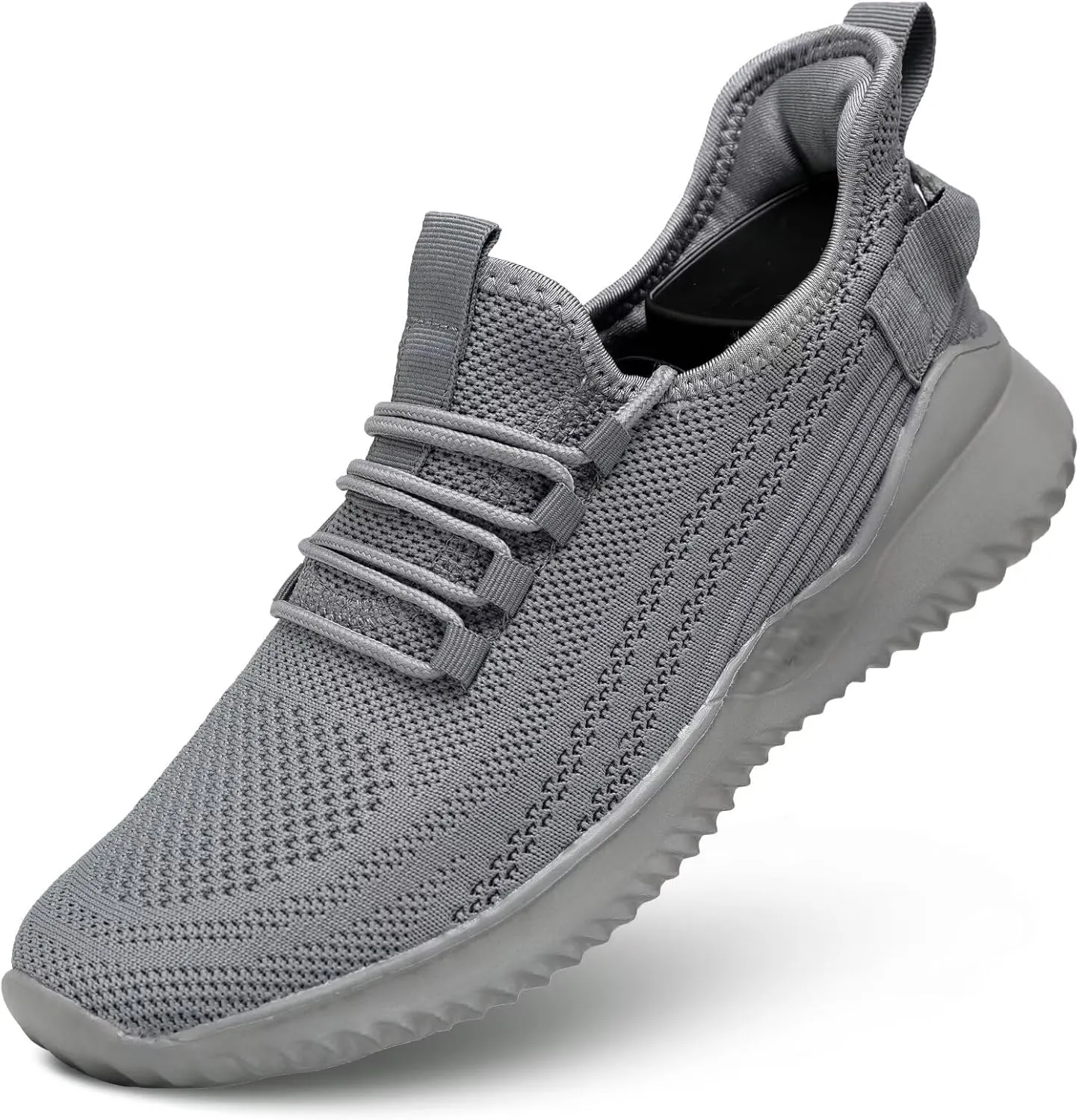 Mens Walking Shoes Running Tennis Sneakers Mesh Lightweight Breathable Trainers Casual Comfortable Soft Sole Work Gym