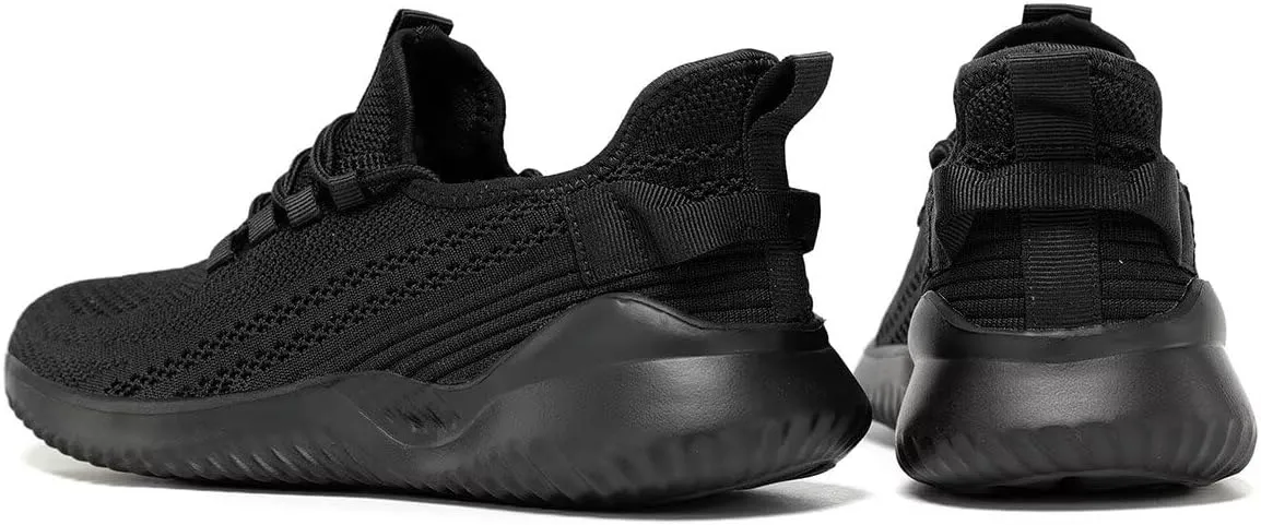 Mens Walking Shoes Running Tennis Sneakers Mesh Lightweight Breathable Trainers Casual Comfortable Soft Sole Work Gym