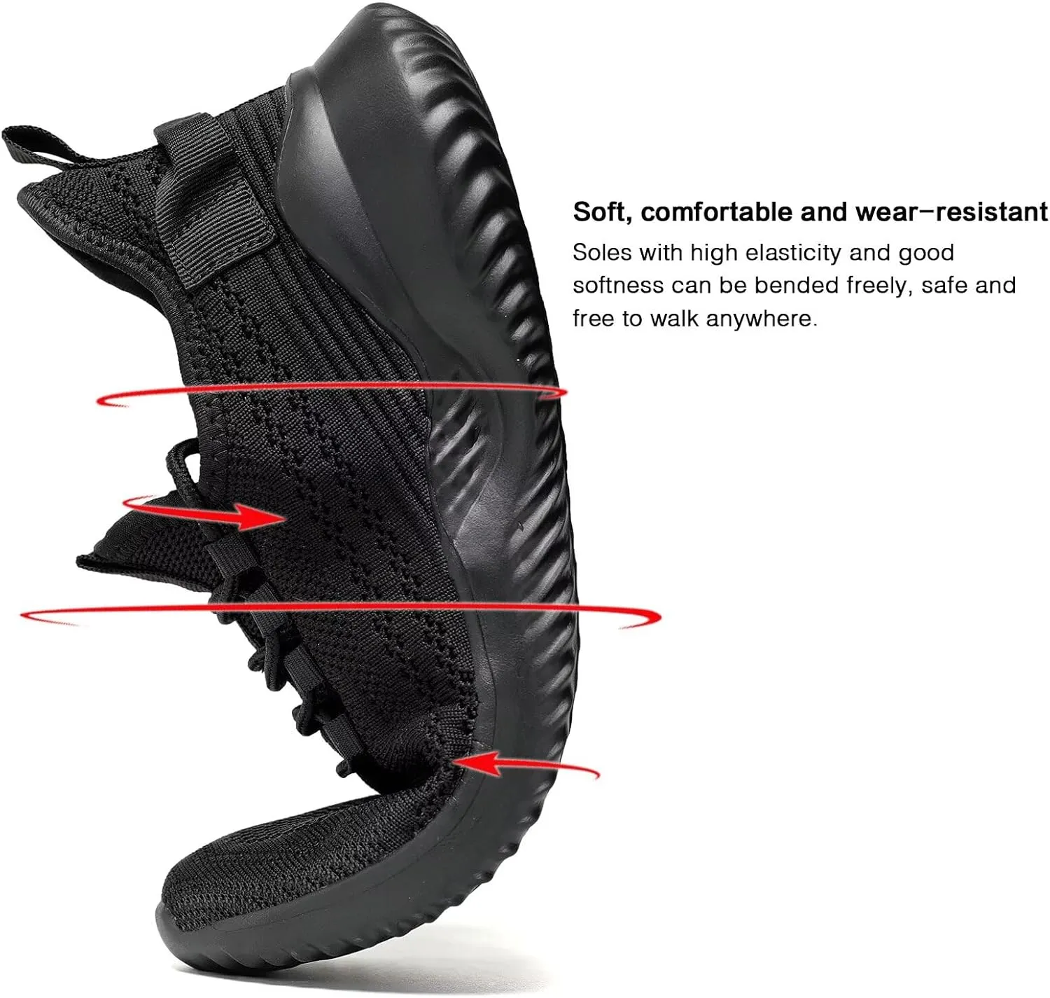 Mens Walking Shoes Running Tennis Sneakers Mesh Lightweight Breathable Trainers Casual Comfortable Soft Sole Work Gym