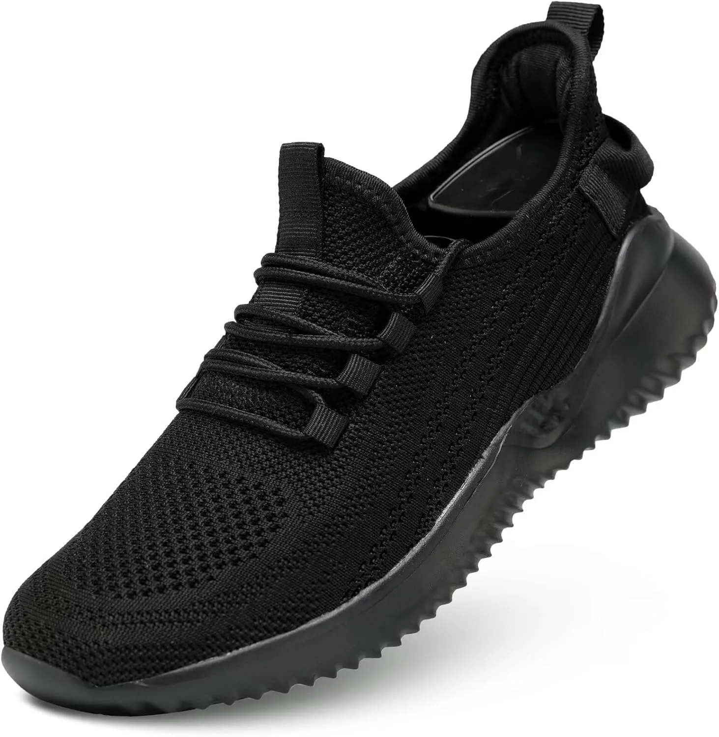 Mens Walking Shoes Running Tennis Sneakers Mesh Lightweight Breathable Trainers Casual Comfortable Soft Sole Work Gym