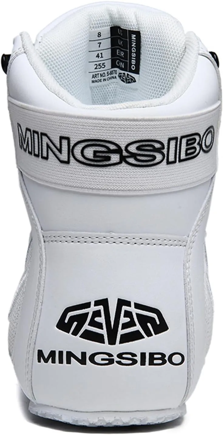 Men's Wrestling Shoes Breathable Non Slip Fashion Boxing Boots Comfortable Weightlifting Gym Sports Trainers
