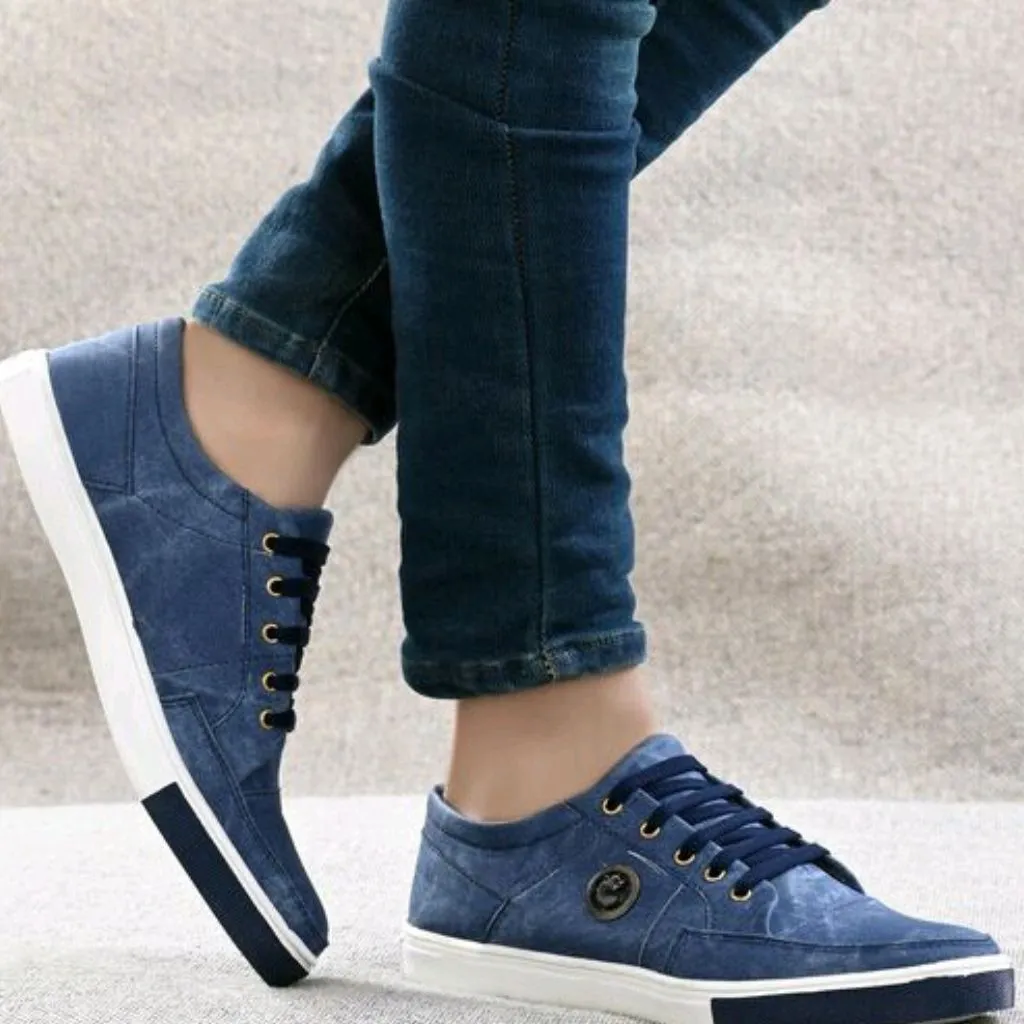 Modern Casual Lace-Up Sneakers Shoes For Men