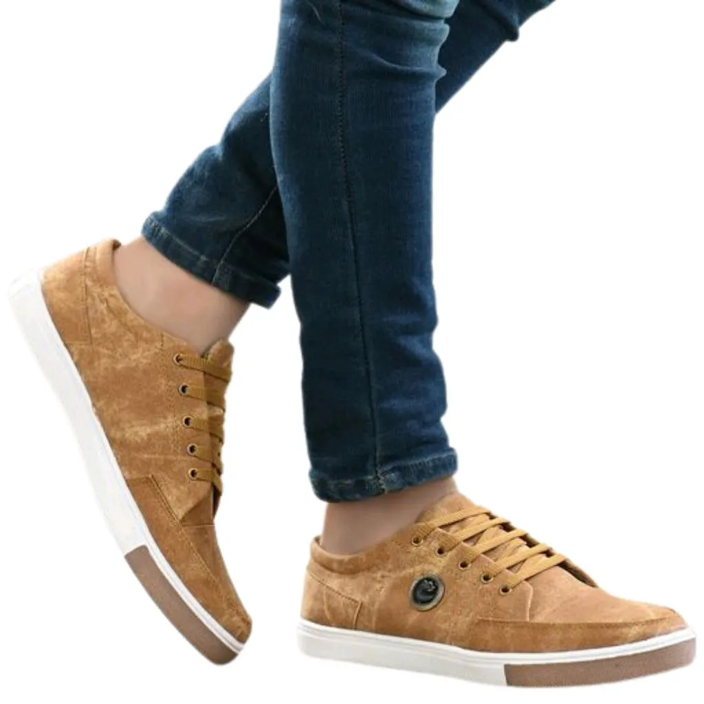 Modern Casual Lace-Up Sneakers Shoes For Men