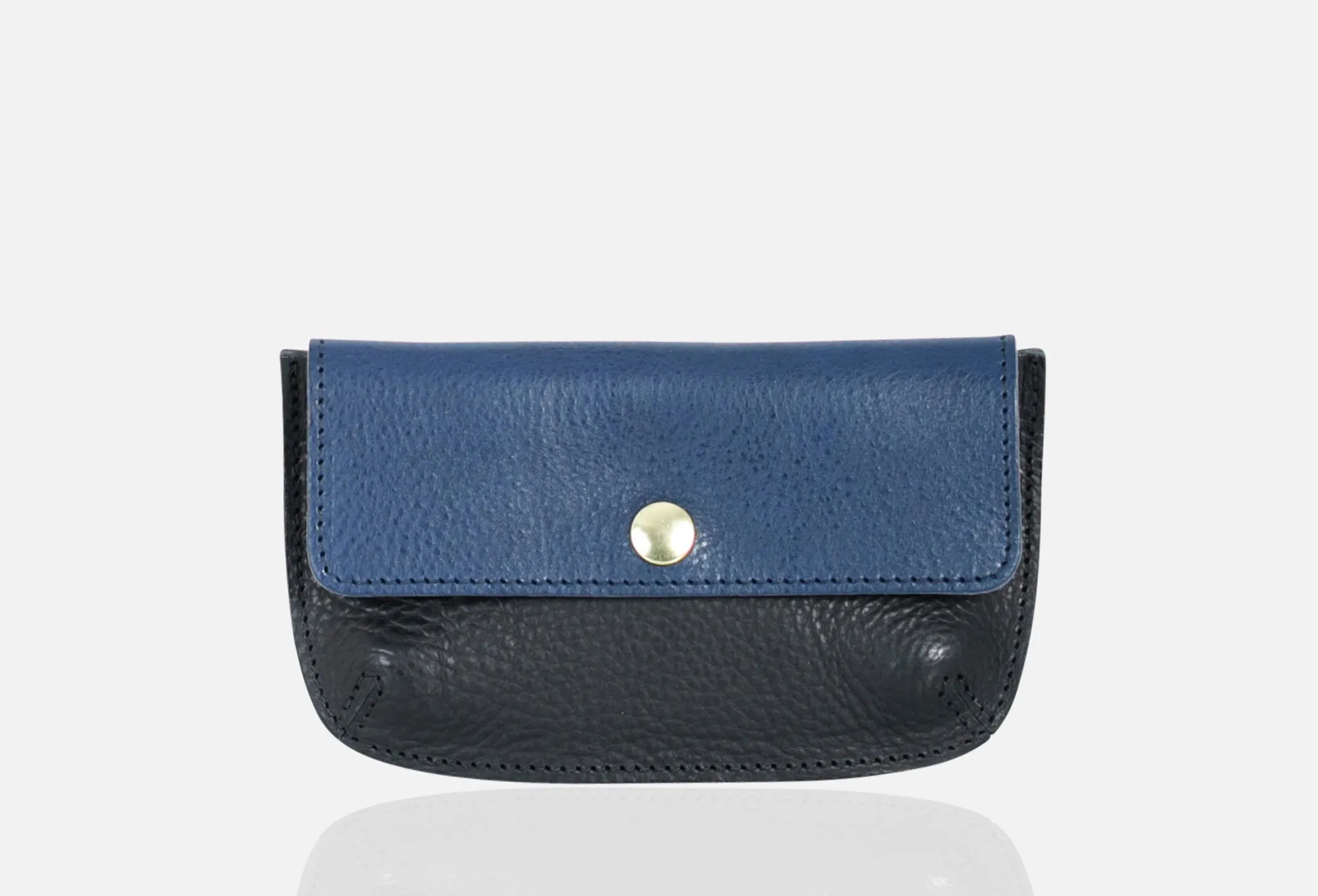 MONEY RECEPTACLE in Cinder black with Blue
