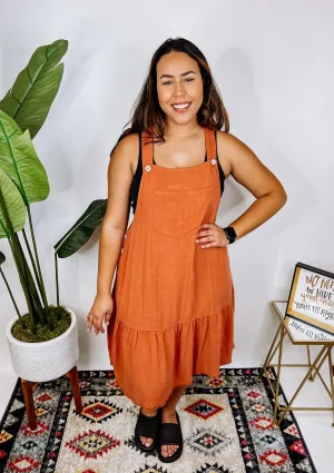 #N345 Modern Woman Overall Dress