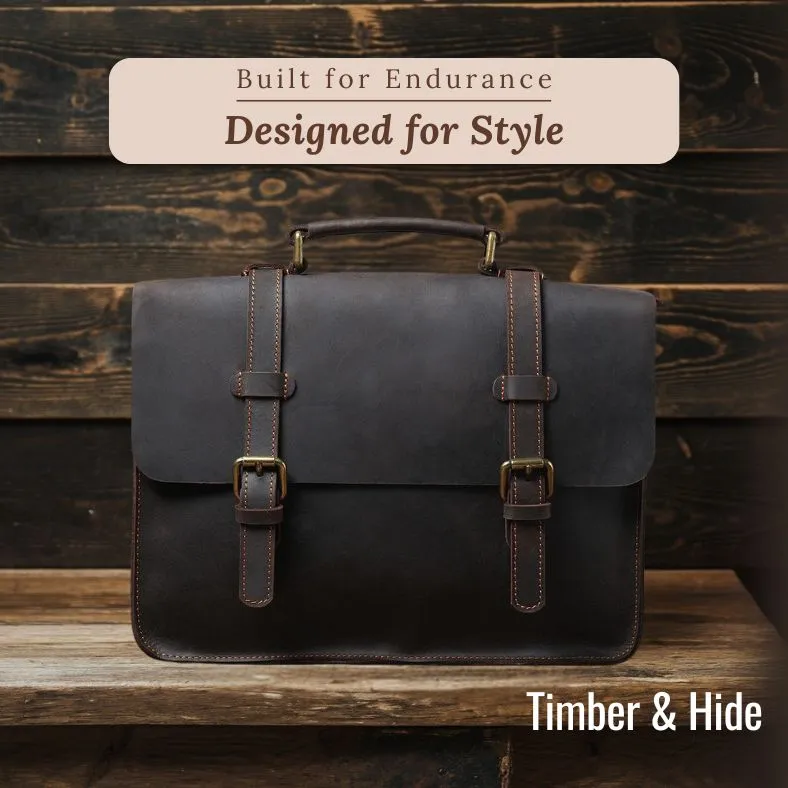 NAMUR | Leather Courier Bag