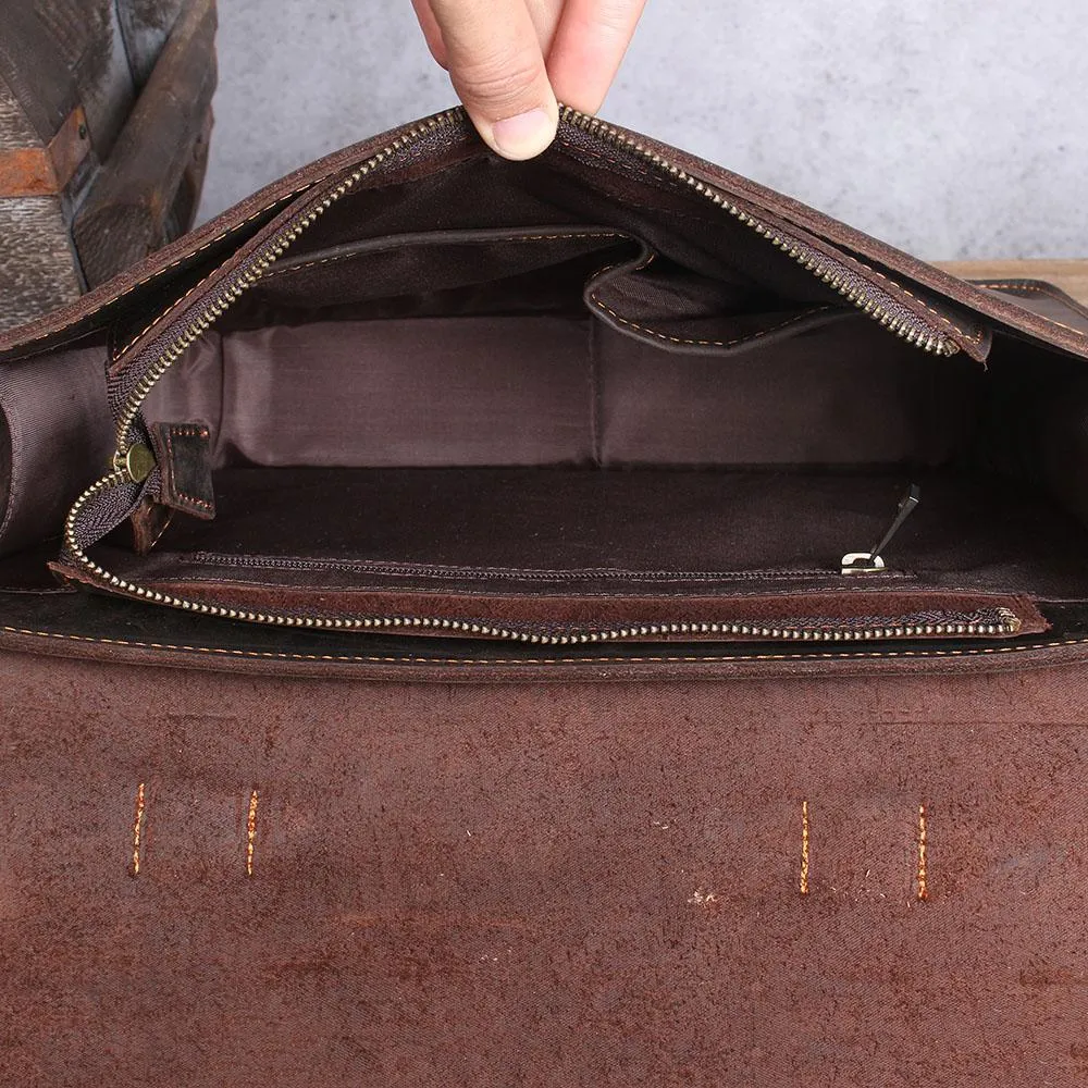 NAMUR | Leather Courier Bag