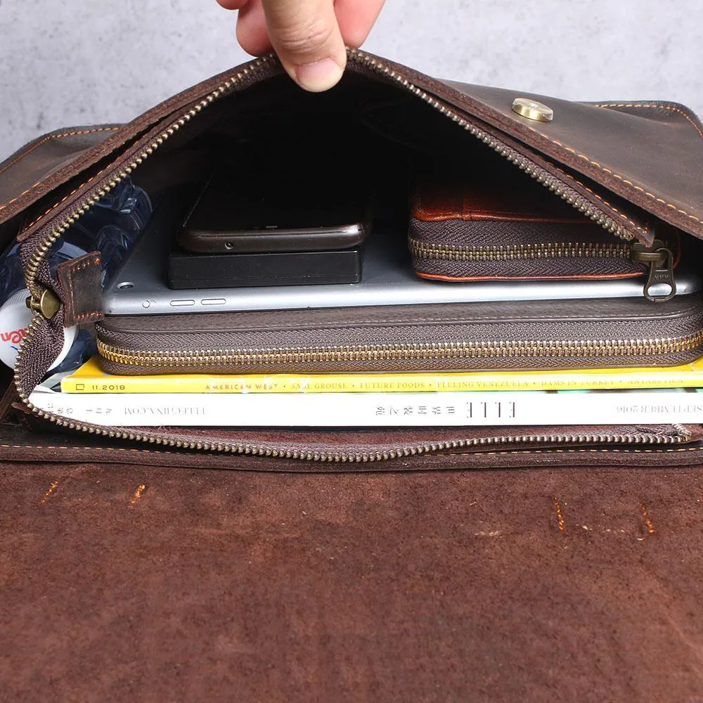 NAMUR | Leather Courier Bag