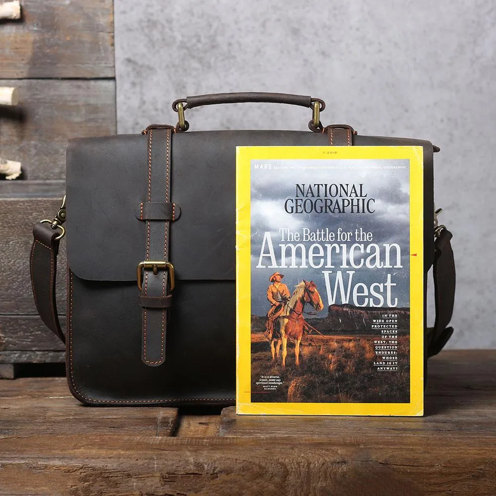 NAMUR | Leather Courier Bag