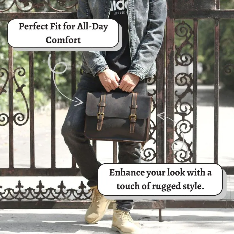 NAMUR | Leather Courier Bag