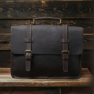NAMUR | Leather Courier Bag