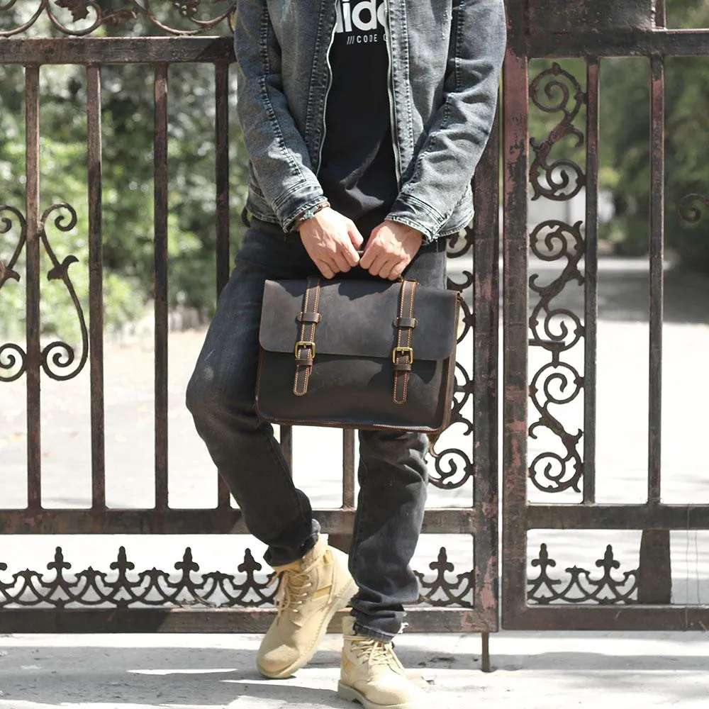 NAMUR | Leather Courier Bag