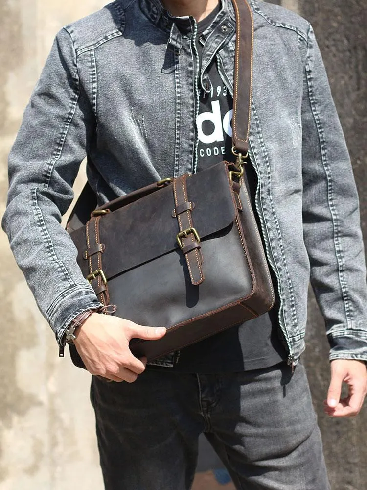 NAMUR | Leather Courier Bag