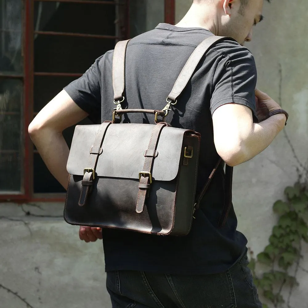 NAMUR | Leather Courier Bag