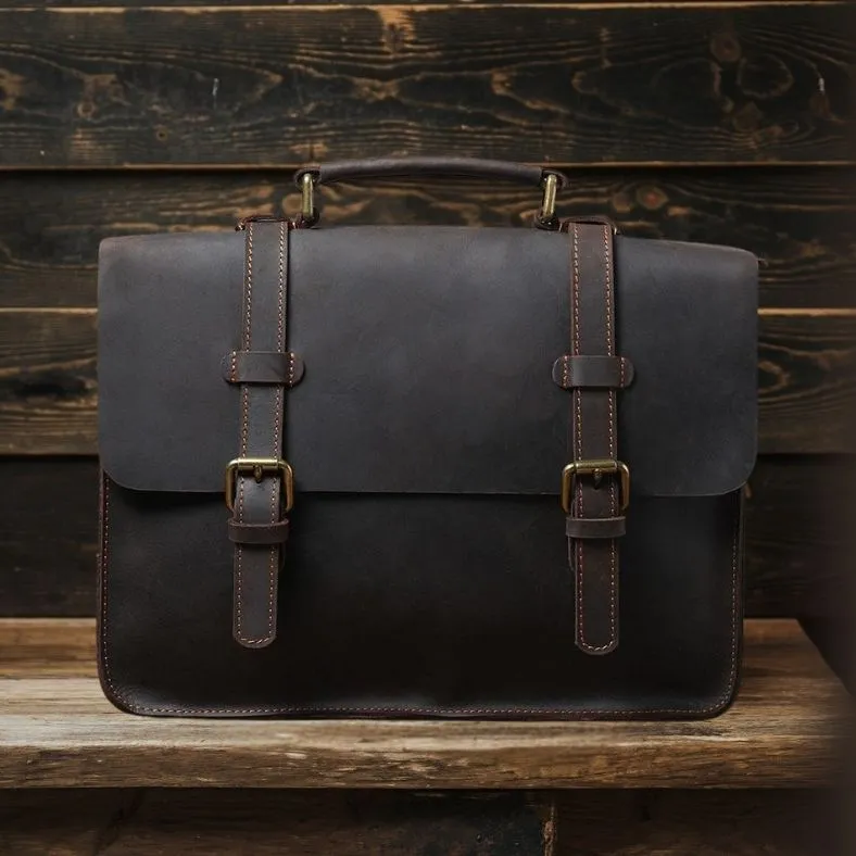 NAMUR | Leather Courier Bag