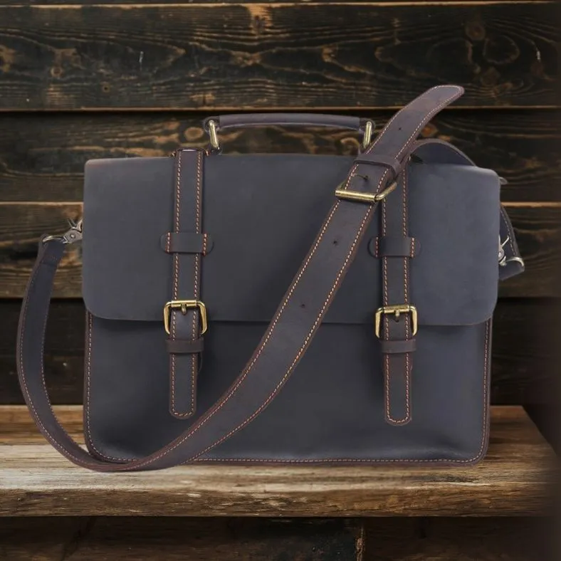 NAMUR | Leather Courier Bag