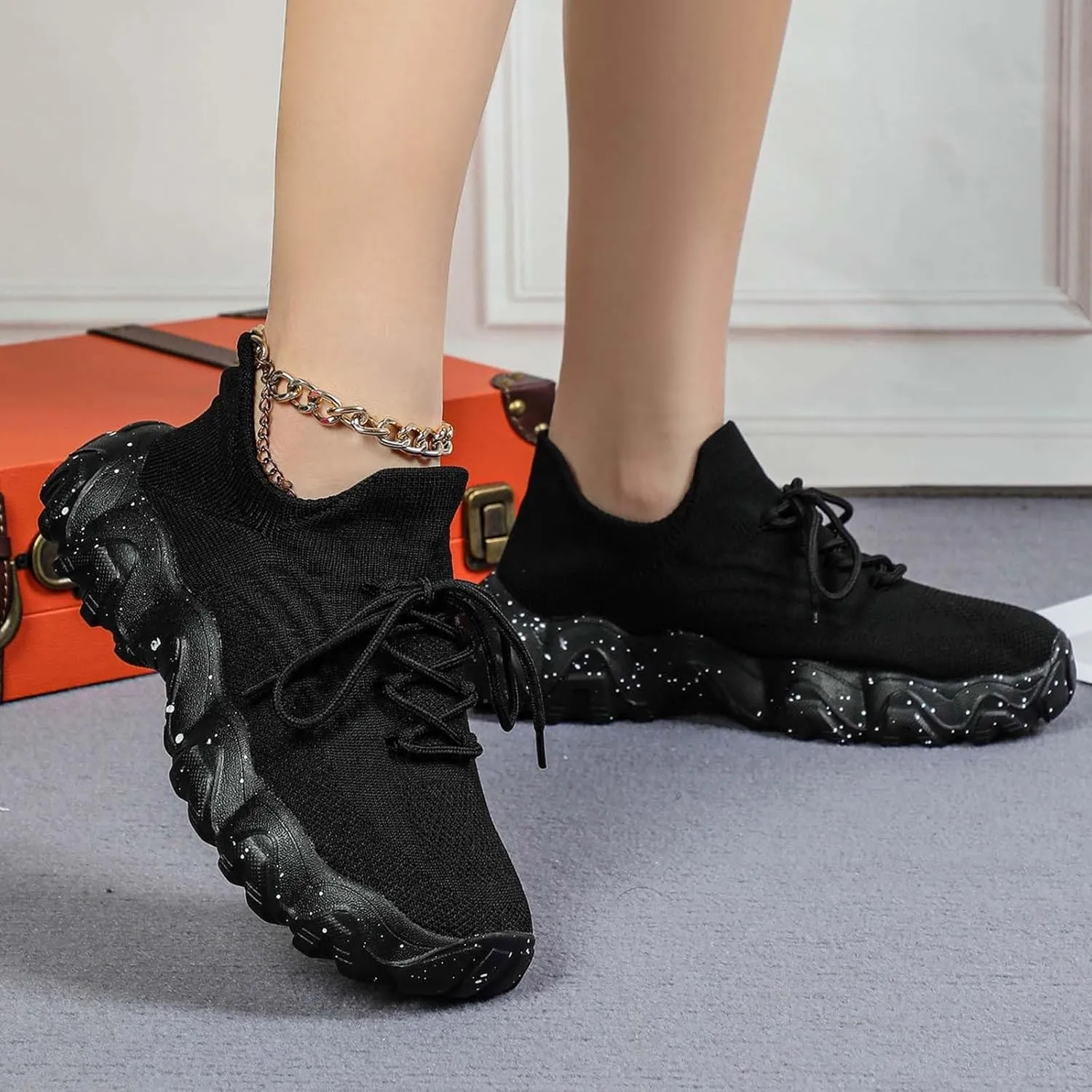 Nurse Babe Orthopedic Shoes Women Mens Ortho Pro Shoes Mesh Breathable Lightweight Non-Slip Orthopedic Sneakers Air Cushion Work Sneakers Plantar Fasciitis Comfortable Shoe Walking Running Sneaker