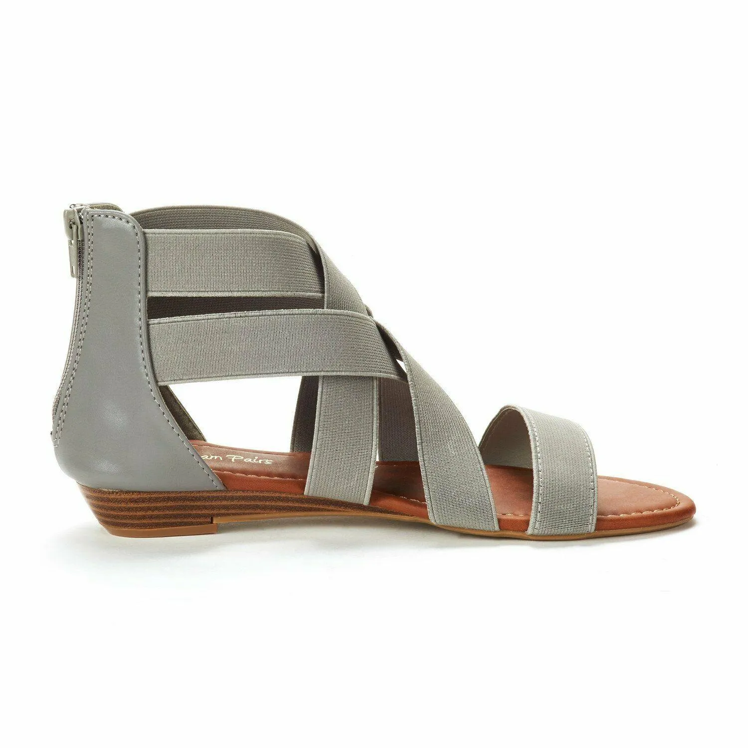 Open Toe Flat Sandals, Flexible Summer Gladiator Shoes for Women