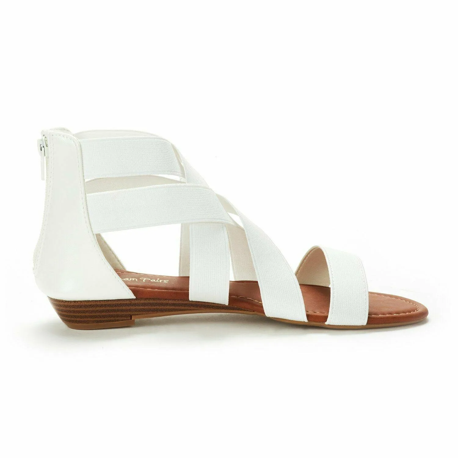 Open Toe Flat Sandals, Flexible Summer Gladiator Shoes for Women
