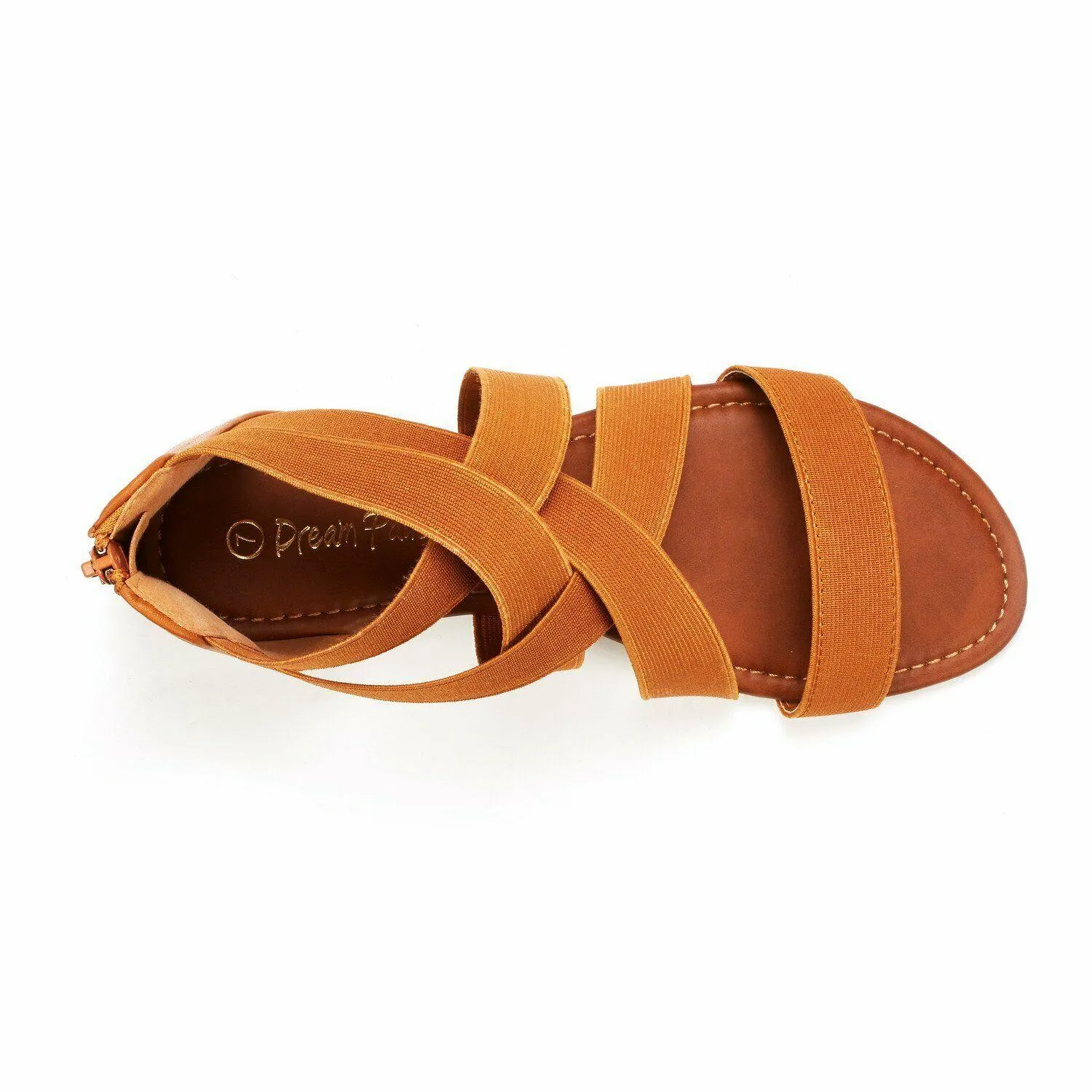 Open Toe Flat Sandals, Flexible Summer Gladiator Shoes for Women