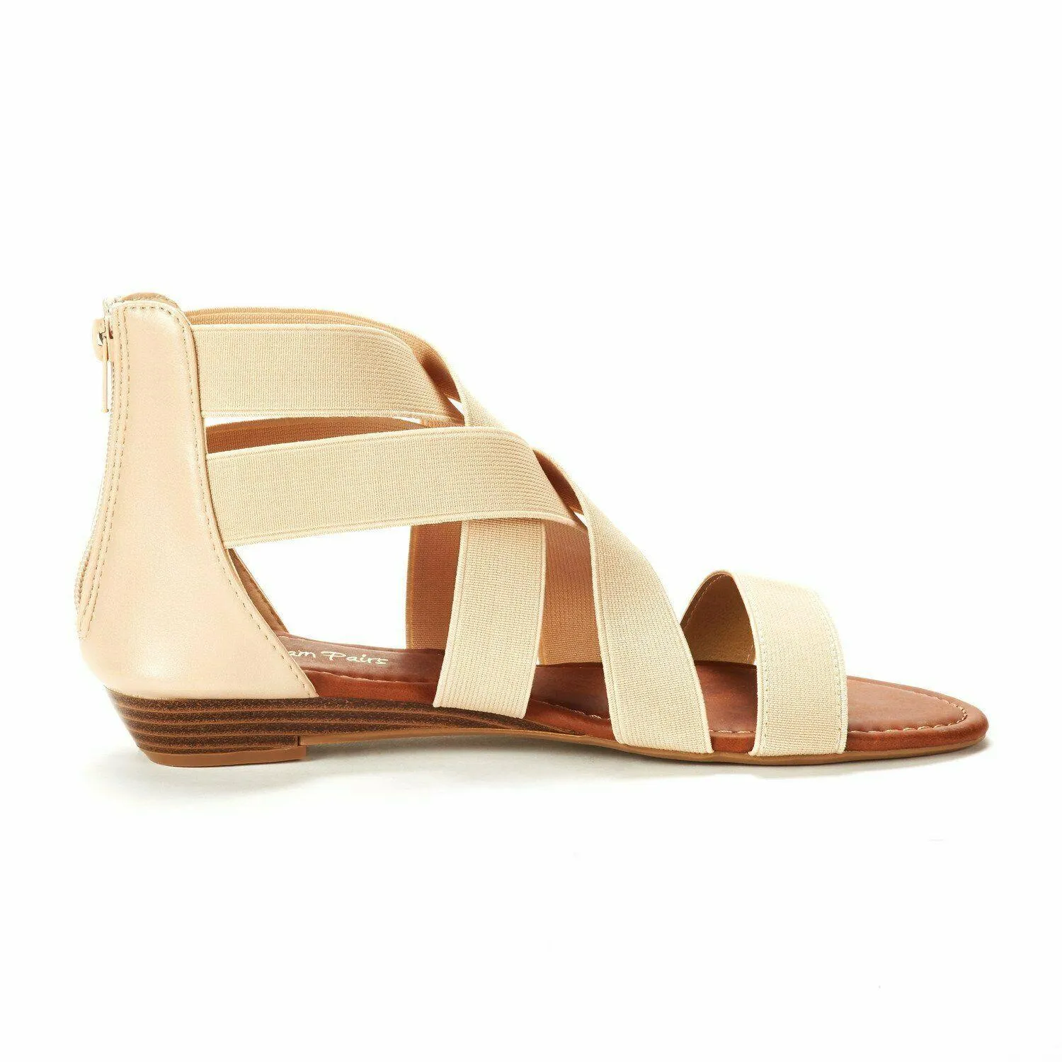 Open Toe Flat Sandals, Flexible Summer Gladiator Shoes for Women