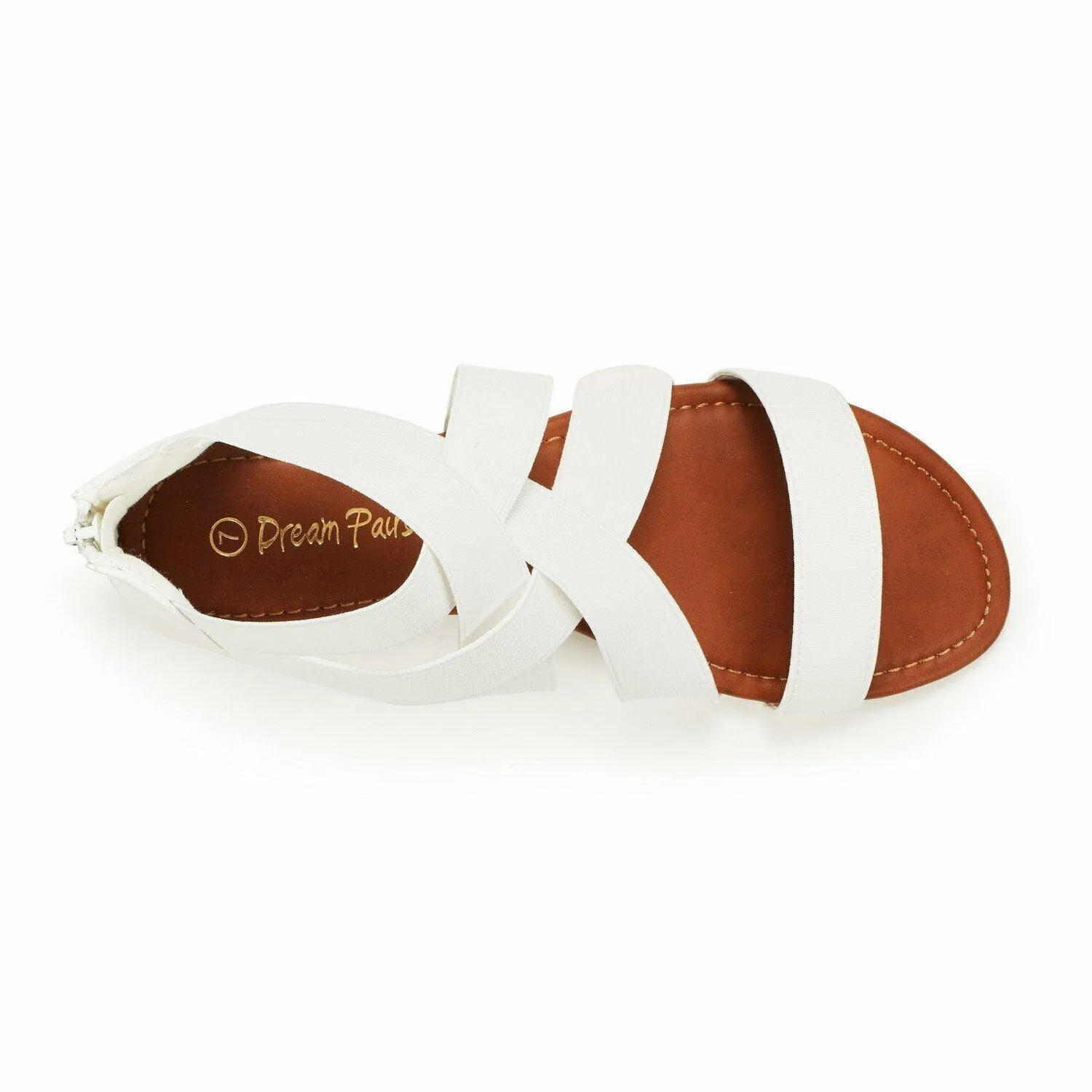Open Toe Flat Sandals, Flexible Summer Gladiator Shoes for Women