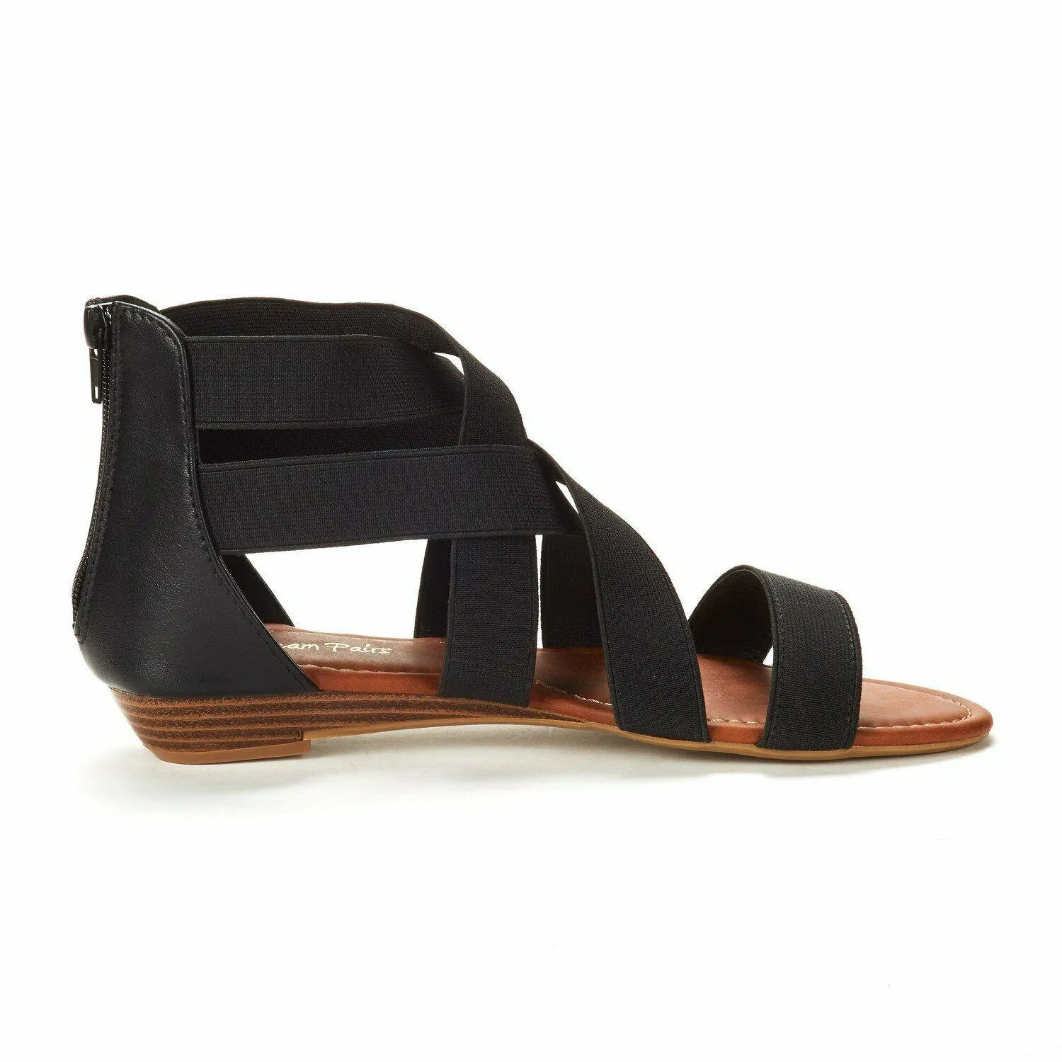 Open Toe Flat Sandals, Flexible Summer Gladiator Shoes for Women